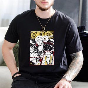 One Piece Trafalgar Law New T-shirt,anime,ulistrator Disegn,graphic Tee7229 T-sh